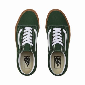 Damske Tenisky Vans Gum Old Skool Zelene/Biele VA08HPTVI